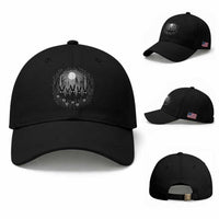 Creepy Cute Bunny Rabbits Baseball Cap Dark Horror Aesthetic