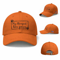 Funny Dog Lover Baseball Cap My Therapist Has Paws