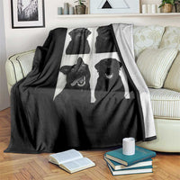 Funny Black Lab Throw Blanket Photobooth Selfie Dog Mom Gift - Wonder Print Shop