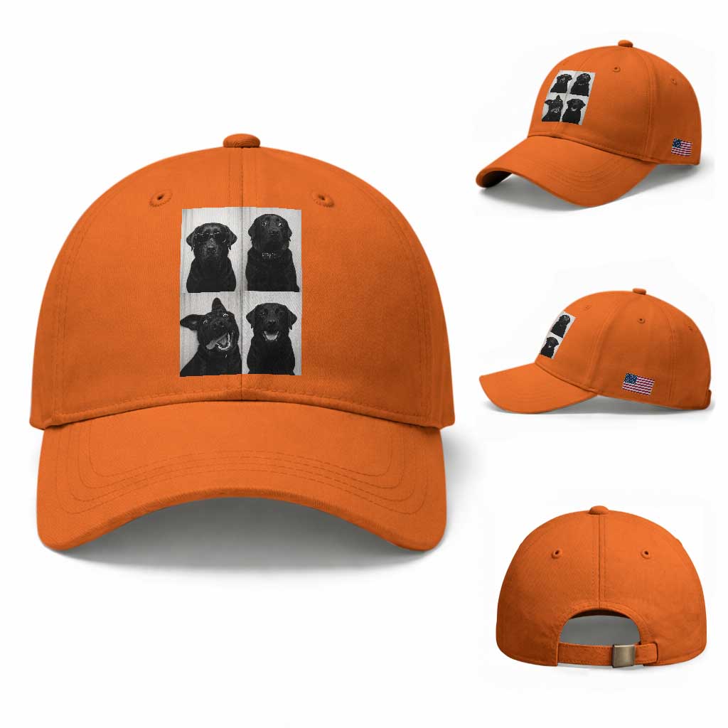 Funny Black Lab Baseball Cap Photobooth Selfie Dog Mom Gift