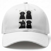 Funny Black Lab Baseball Cap Photobooth Selfie Dog Mom Gift