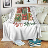 Christmas Marcus The Worm Meme Throw Blanket Funny Merry Marcus Gift - Wonder Print Shop