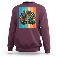 Black Girl Magic Pride Sweatshirt Unapologetically Dope Retro Sunset - Wonder Print Shop
