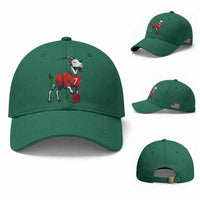 Number Seven Soccer GOAT Siuuuu Celebration Baseball Cap