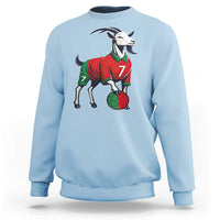 Number Seven Soccer GOAT Siuuuu Celebration Sweatshirt