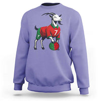 Number Seven Soccer GOAT Siuuuu Celebration Sweatshirt