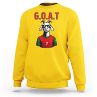 Siuuuu Goat Soccer Celebration Sweatshirt Gift For Fans