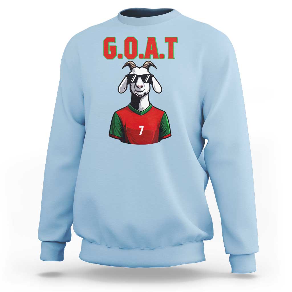 Siuuuu Goat Soccer Celebration Sweatshirt Gift For Fans