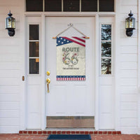 Route Highway 66 Garden Flag Floral Centennial 100 Year Anniversary