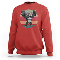 Fitness Lover Gift Sweatshirt Powerlifting Gorilla Strength - Wonder Print Shop