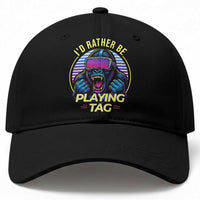 VR Gamer Gorilla Baseball Cap I’d Rather Be Playing Tag Gift