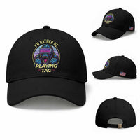 VR Gamer Gorilla Baseball Cap I’d Rather Be Playing Tag Gift