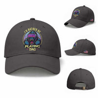 VR Gamer Gorilla Baseball Cap I’d Rather Be Playing Tag Gift
