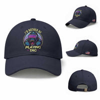 VR Gamer Gorilla Baseball Cap I’d Rather Be Playing Tag Gift