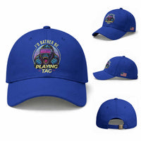 VR Gamer Gorilla Baseball Cap I’d Rather Be Playing Tag Gift