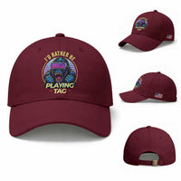 VR Gamer Gorilla Baseball Cap I’d Rather Be Playing Tag Gift