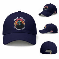 Funny Gorilla Lover Baseball Cap I’d Rather Be Playing Tag VR Game