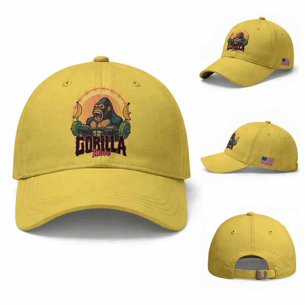 Fitness Lover Gift Baseball Cap Gorilla Mode