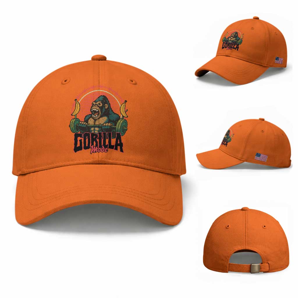 Fitness Lover Gift Baseball Cap Gorilla Mode