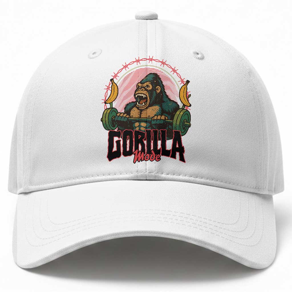 Fitness Lover Gift Baseball Cap Gorilla Mode
