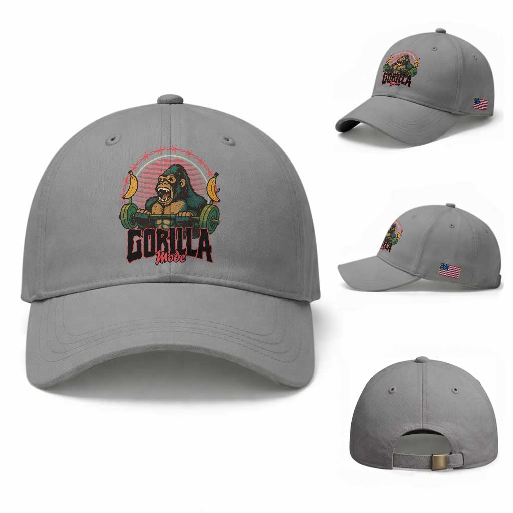 Fitness Lover Gift Baseball Cap Gorilla Mode
