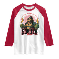 Fitness Lover Gift Raglan Shirt Gorilla Mode - Wonder Print Shop