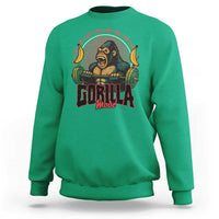 Fitness Lover Gift Sweatshirt Gorilla Mode - Wonder Print Shop
