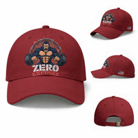Zero Excuses Baseball Cap Gorilla Fitness Lover Gift