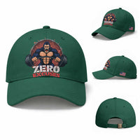 Zero Excuses Baseball Cap Gorilla Fitness Lover Gift