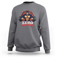 Zero Excuses Sweatshirt Gorilla Fitness Lover Gift - Wonder Print Shop