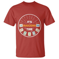 It Is Mahjong Time T Shirt Gambling Chinese Gift - Wonder Print Shop