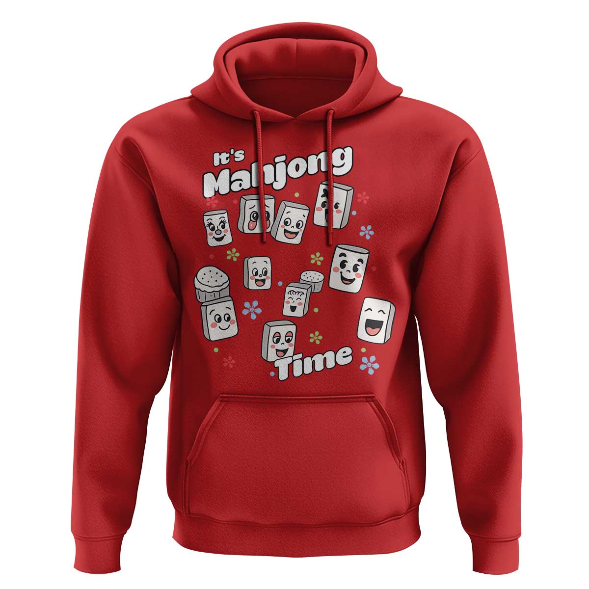 It Is Mahjong Time Hoodie Mahjong Lover Gift - Wonder Print Shop