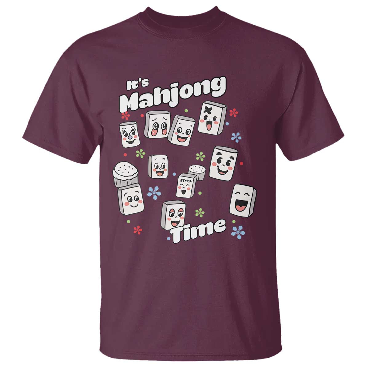 It Is Mahjong Time T Shirt Mahjong Lover Gift - Wonder Print Shop