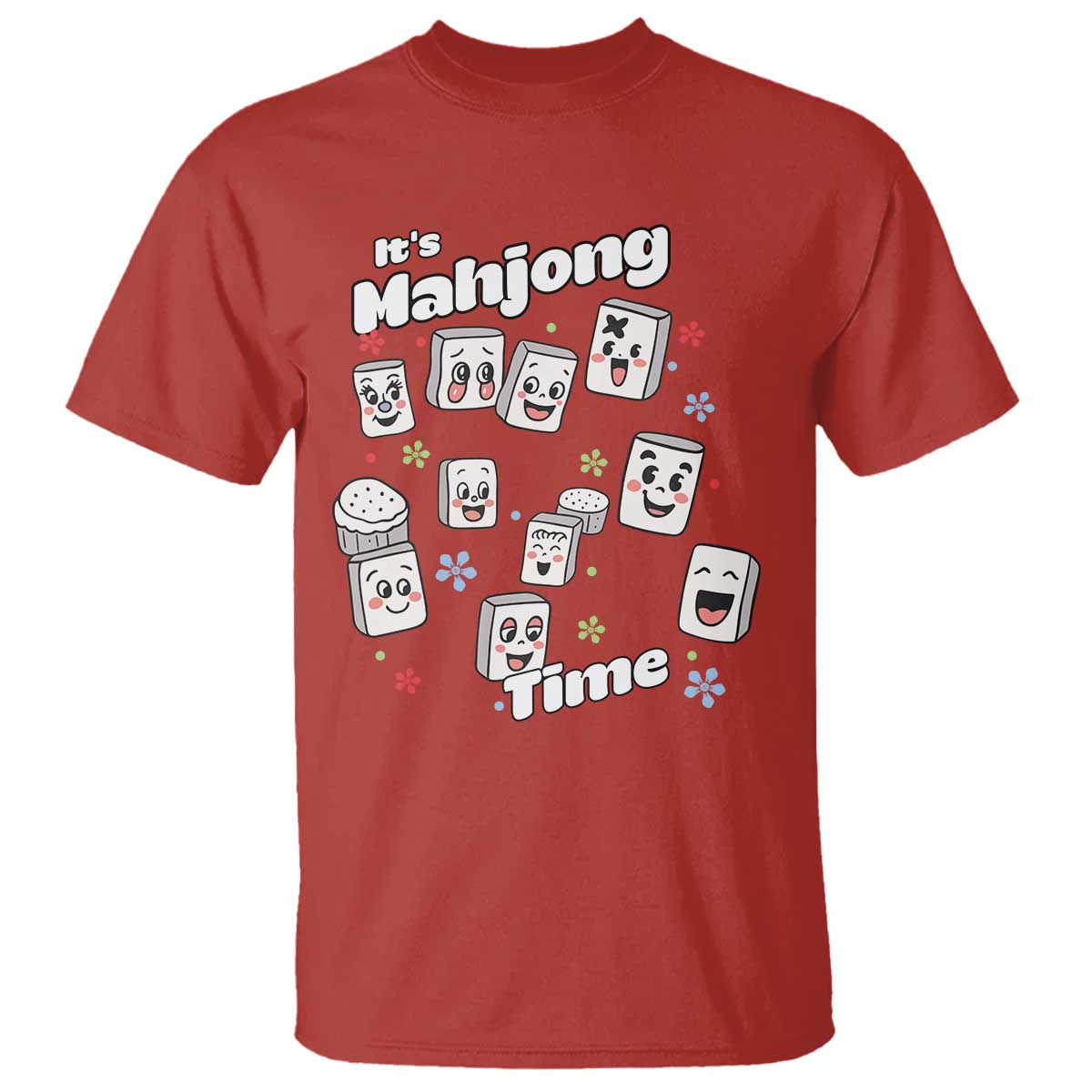 It Is Mahjong Time T Shirt Mahjong Lover Gift - Wonder Print Shop