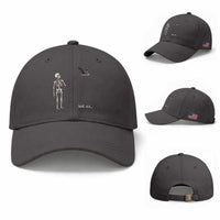 Funny Well Shit Skeleton Baseball Cap Bat Carrying Bones Halloween Gift