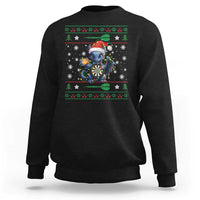 Ugly Christmas Dragon Dart Player Sweatshirt Gift For Dartist - Wonder Print Shop