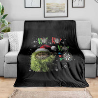 Funny Cat Throwing Dart Ho Ho Ho Throw Blanket Christmas Gift For Dart Player - Wonder Print Shop