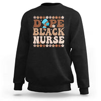 Dope Black Nurse Sweatshirt African American Black Nurse Gift - Wonder Print Shop