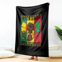 Breaking Every Chain Throw Blanket Black History Medical Professional Gift - Wonder Print Shop