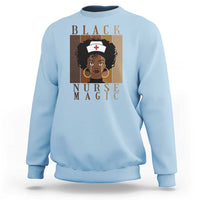 Black Nurse Magic Sweatshirt Black History Month Nurse Gift - Wonder Print Shop