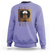 Black Nurse Magic Sweatshirt Black History Month Nurse Gift - Wonder Print Shop