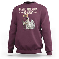 Make America Go Away Sweatshirt Greenland Support Gift