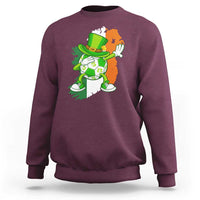 Funny Dabbing Soccer Ball Sweatshirt St Patricks Day
