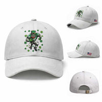 Leprechaun Football Dabbing Pose Baseball Cap Lucky Irish Gift