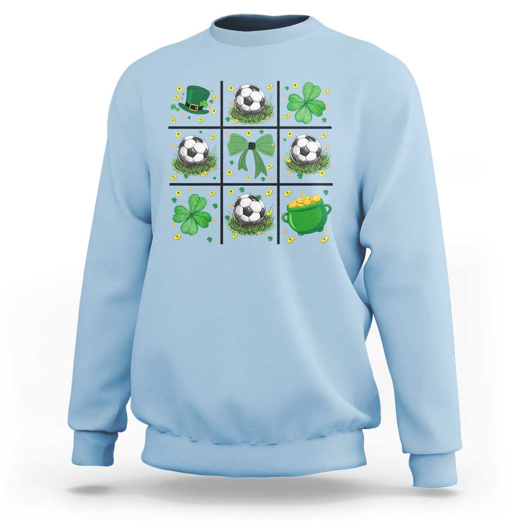 St Patricks Day Soccer Sweatshirt Irish Pride Gift