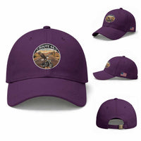Route Highway 66 Motorcycle Eagle Baseball Cap Americana Adventure