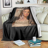 Look Who's 30 Throw Blanket Funny Birthday Doll Face Meme