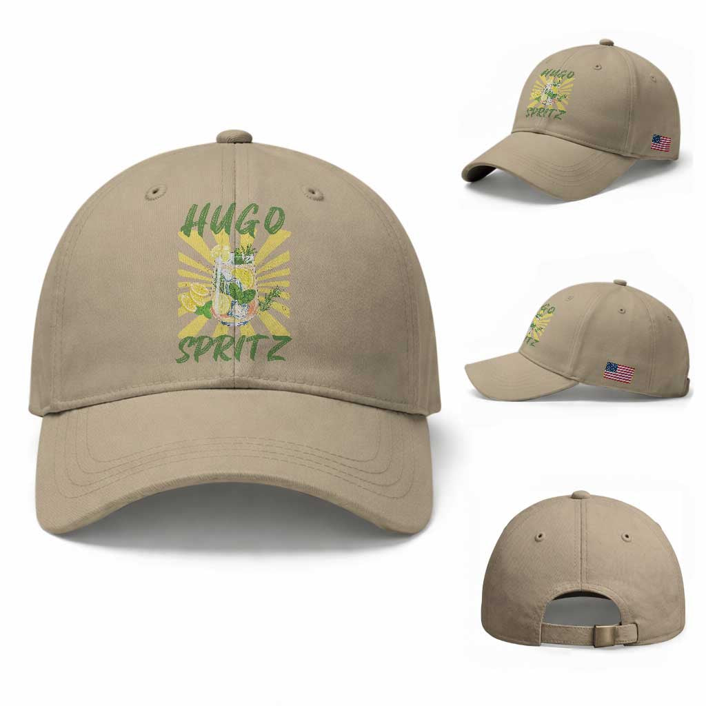 Hugo Spritz Baseball Cap Funny Tropical Cocktail Vacation