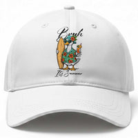 Bruh Its Summer Baseball Cap Funny Hawaiian Goose Surfer Graphic