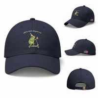 Off To Start Chapter 25 Baseball Cap Funny Frog Scooter 25th Birthday Gift